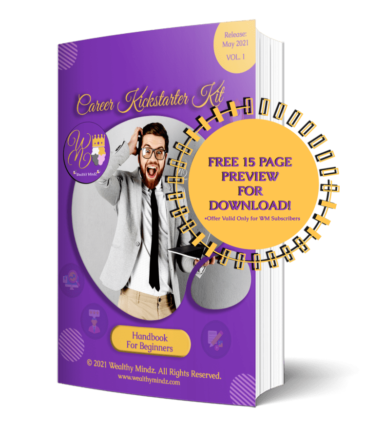 FREE 15 Page Preview - Career Kickstarter Kit - Wealthy Mindz
