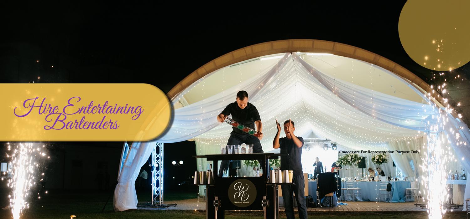 Wealthy Club LIVE - Hire Entertaining Bartenders